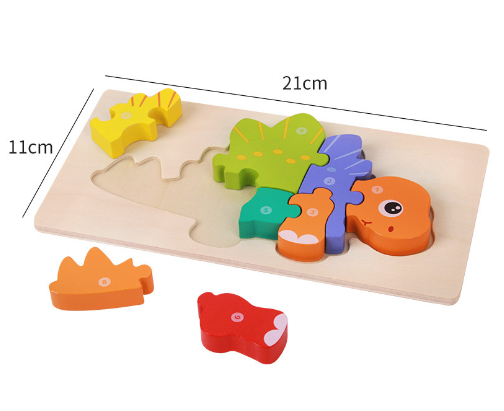 Wooden Montessori 3D Puzzle Set