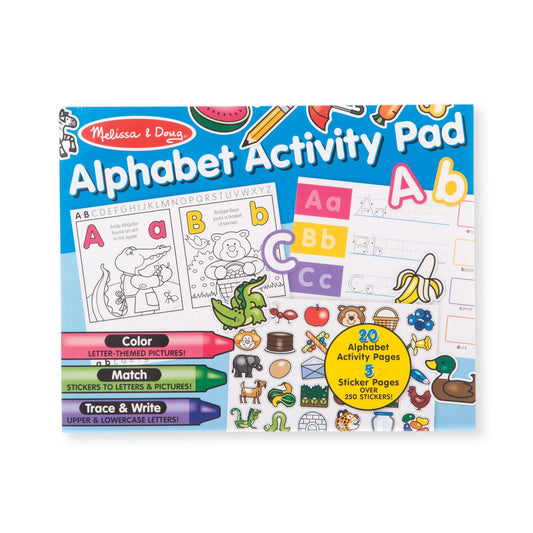 Alphabet Art Sticker Book