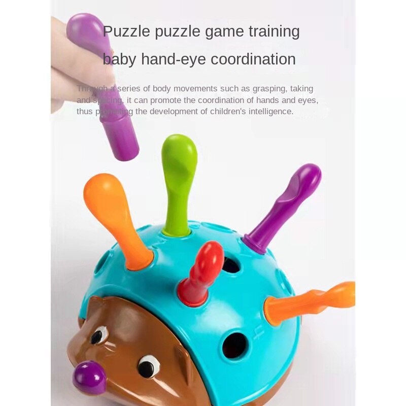 Montessori Hedgehog Skill Toys